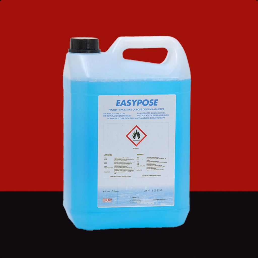 Hexis Easy-Pose Applicatievloeistof, 5 liter