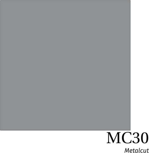 Hexis Metal Metalcut MC30 Silver Gloss