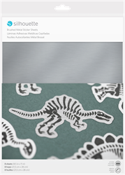 Silhouette Sticker Paper - Brushed Metallic Silver