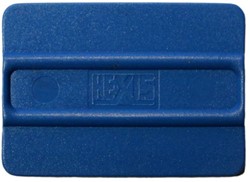 Plastic squeegee, gemiddelde hardheid, blauw