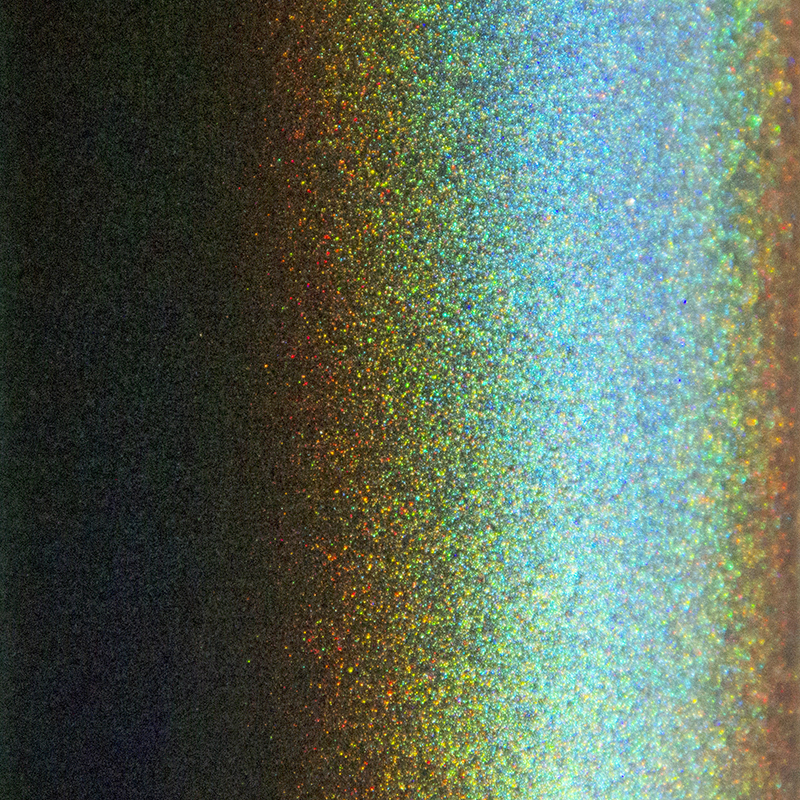 RESTSTUK Hexis Skintac HX30RW889B Coal Black Rainbow gloss 1520mm (1 rol van 18,18 m. )