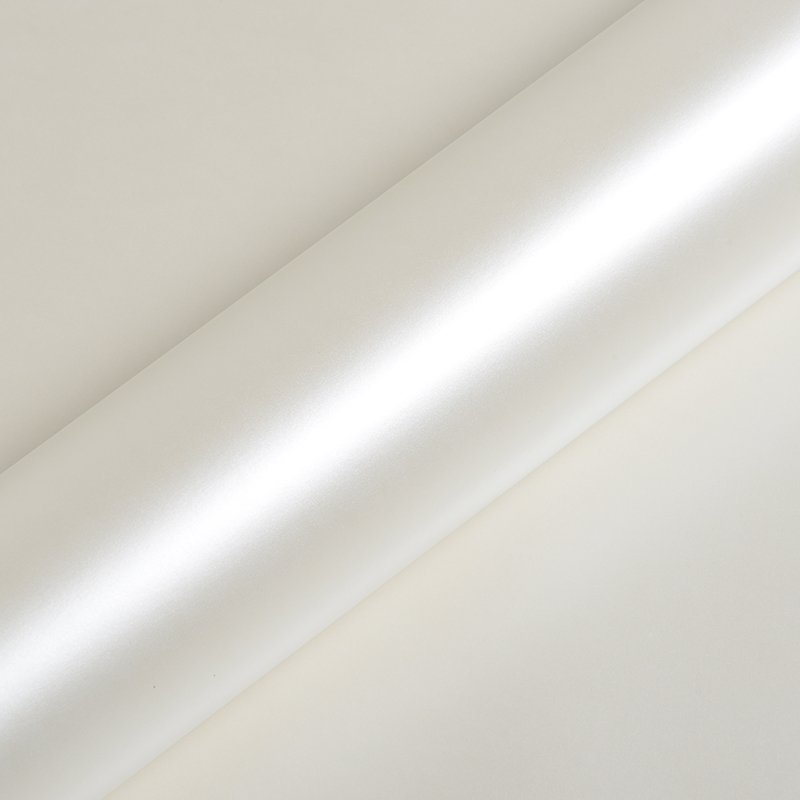 RESTSTUK Hexis Skintac HX20BNCS Nacre White satin 1520mm 1  rol van 7 mtr