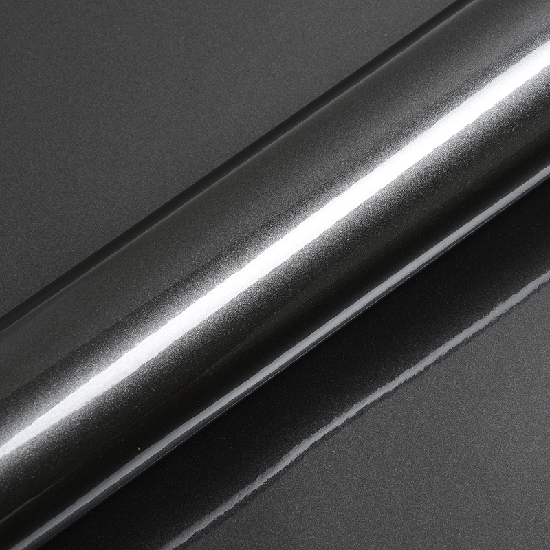 RESTSTUK Hexis Skintac HX20423B Shark Grey gloss 1520mm 1 rol van 1 mtr