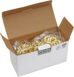 [EYELETRINGK15] Eyelet ring koper 15 per 250 st