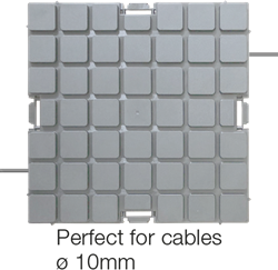 [FLOORBASICBLACK] Floor Basic Tile 50 x 50 cm black