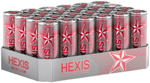 [HEXISENERGY24] Hexis Energy, tray van 24 blikjes