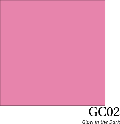 [H-GC02Pink] Hexis Glow in the dark film Glowcut GC02 Pink