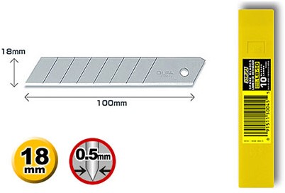 [LBB-10] OLFA Reservemesjes Excel Black 18 mm LBB-10