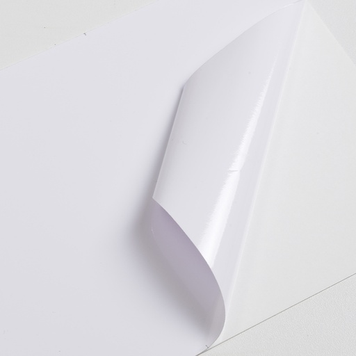 [VCSR201DP1370] Hexis VCSR201DP Polymeer printmedia met Super versterkte lijmlaag 45m x 1370mm