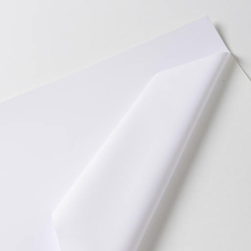[VCSR201WG11370] Hexis VCSR201WG1 Polymeer printmedia met versterkte lijmlaag 45m x 1370mm