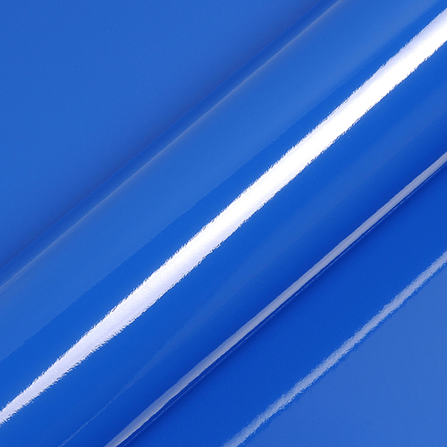 [REST-HX20293B] RESTSTUK Hexis Skintac HX20293B Curacao Blue gloss 1520mm 1 rol van 4 mtr