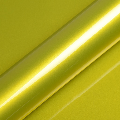 [REST-HX20558B] RESTSTUK Hexis Skintac HX20558B Metallic Yellow Gloss 1520mm 1 rol van 2 mtr