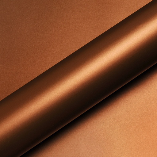 [REST-HX20661S-1] RESTSTUK Hexis Skintac HX20661S Canyon Bronze Metal satin 1520mm 1 rol van 2 mtr
