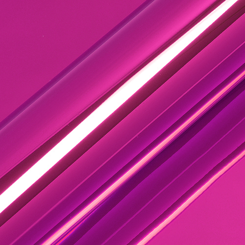 [REST-HX30SCH10B] RESTSTUK Hexis Skintac HX30SCH10B Super Chrome Pink gloss, 1370mm1 rol van 4 mtr